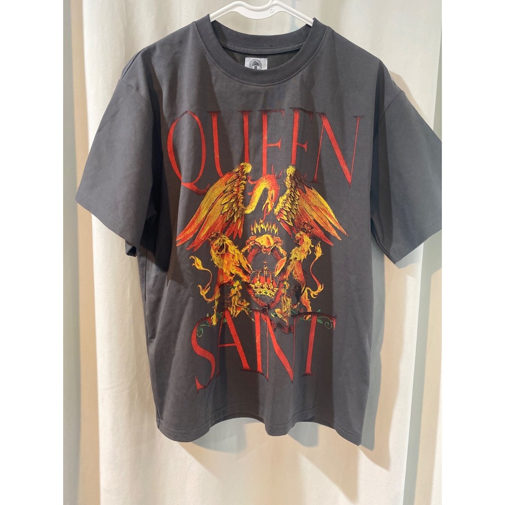 Queen Saint Rock Mens Shirt SS Black Size Medium